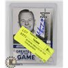 Image 1 : JOHNNY BOWER GREATS OF THE GAME AUTOGRAPHED