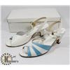Image 1 : HELENA SHOES WHITE AND BLUE SZ 7