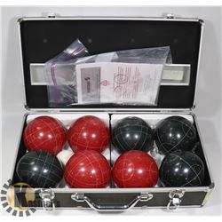 BOCCE SET IN CASE