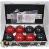 BOCCE SET IN CASE