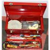 Image 1 : SEARS CRAFTSMAN METAL TOOL BOX WITH FASTENERS