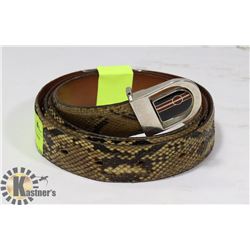VINTAGE AUTHENTIC SNAKE SKIN LEATHER BEALT