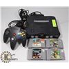 Image 1 : NINTENDO 64 WITH GAMES