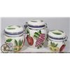 Image 1 : CERAMIC CANISTER SET.