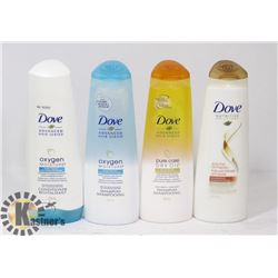 BAG OF DOVE SHAMPOOS AND CONDITIONERS