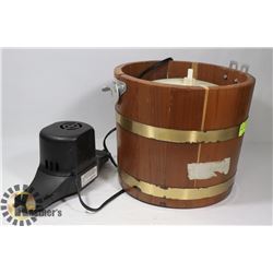 VINTAGE WOODEN ICE CREAM MAKER