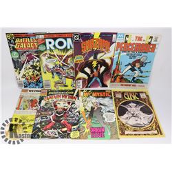 LOT OF 8 NO. 1 COMICS INCL BATTLESTAR GALATICA,