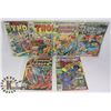 Image 1 : LOT OF 6 FANTASTIC FOUR & THE MIGHTY THOR COMICS.