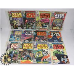 LOT OF 12 STAR WARS VOLUME 1 COMICS.