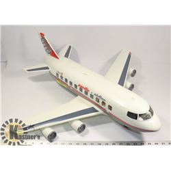 LARGE 2FT VINTAGE PACIFIC AIRLINE CARGO PLANE.