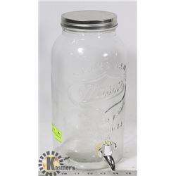 VINTAGE LARGE MASON BEVERAGE DISPENSER.