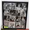 Image 1 : VINTAGE FRAMED COLLAGE MARILYN MONROE PHOTOS.