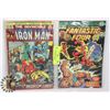 Image 1 : 20 CENT IRONMAN & 25 CENT FANTASTIC FOUR COMICS.