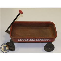 VINTAGE LITTLE RED EXPRESS WAGON.