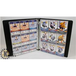 BINDER OF OVER 230 KHL HOCKEY CARDS 2011-12.