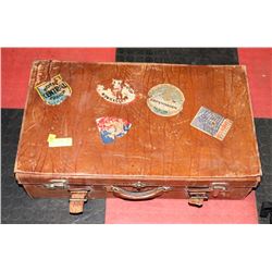 ANTIQUE 1920 LEATHER LUGGAGE