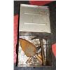 Image 1 : METAL LOCKING BOX WITH CONTENTS