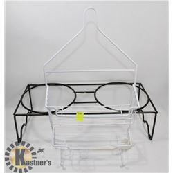 NEW SHOWER CADDY SOLD WITH BLACK METAL