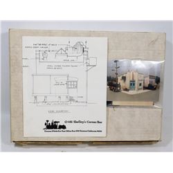 MANCAVE O-SCALE SKELLYS CORNER BAR MODEL SET