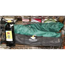 CAMPING LOT , 4 CHAIRS AND PORTABLE LIQUID