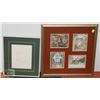Image 1 : LOT OF TWO FRAMED ART PIECES