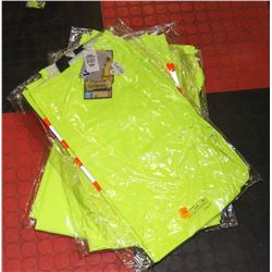 LOT OF 4 SMALL HI VIZ COVERALLS