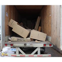PARTIAL TRAILER OF BRAND NEW FURNITURE