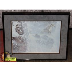 FRAMED & MATTED ROBERT BATEMAN 1986 PRINT -