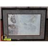Image 1 : FRAMED & MATTED ROBERT BATEMAN 1986 PRINT -