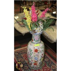 LARGE CERAMIC SHOWHOME VASE - 25" H X 10"W.