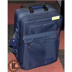 MERINE BLUE SMALL LUGGAGE BAG.