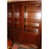 Image 2 : 5PC WOOD CORNER DISPLAY SHELVING UNIT,