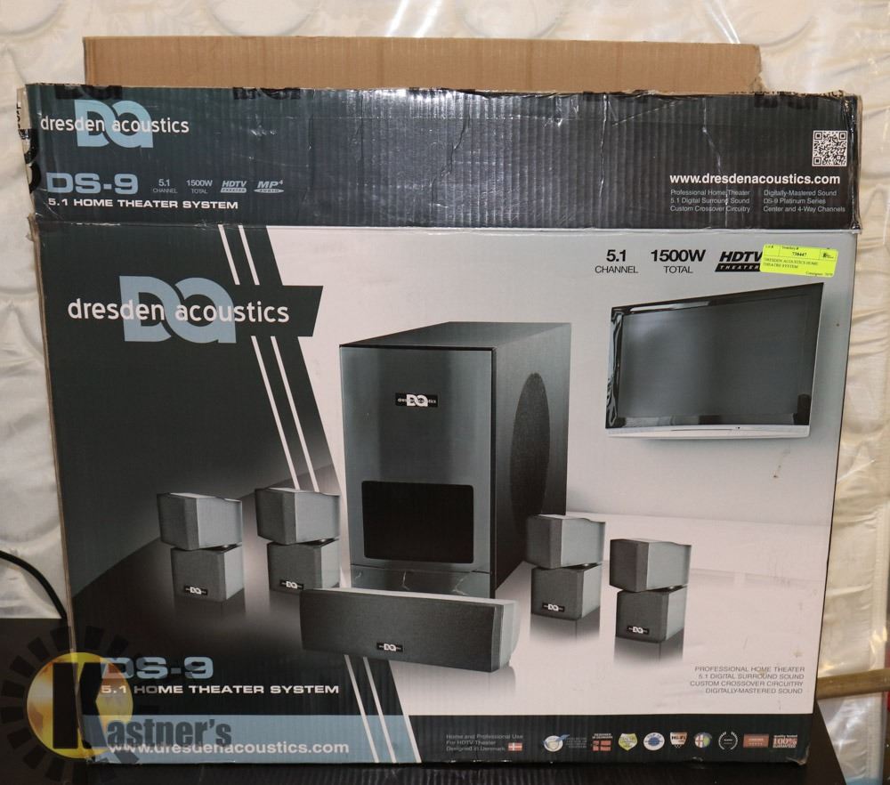 dresden acoustics 5.1 home theater system