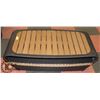 Image 1 : 6) RATTAN STYLE WOOD TOP COFFEE TABLE.