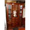 Image 1 : OAK TONE HUTCH (49.5"X17"X79").