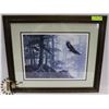 Image 1 : 25 X 21 SOARING EAGLE FRAMED PICTURE