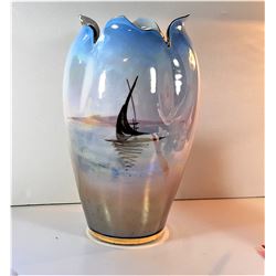 24)  VINTAGE LUSTERWARE GOLD TRIMMED