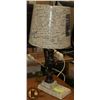 Image 1 : CERAMIC WATER PUMP LAMP WITH NEW SHADE