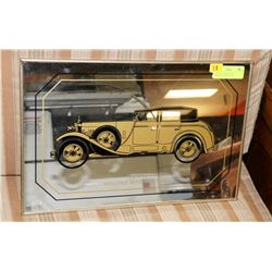 VINTAGE PROMOTIONAL MERCEDES, MIRROR ART