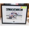 Image 1 : GRANT FUHR "KICKS SAVE" SIGNED 8X10 W PIN & COA