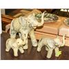 Image 1 : ESTATE 3PC ELEPHANT FIGURE COLLECTION
