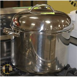 16QT (15.1 L) COPPER STAINLESS POT WITH LID