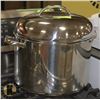Image 1 : 16QT (15.1 L) COPPER STAINLESS POT WITH LID