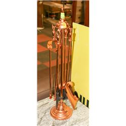 COPPERTONE FIRE POKER SET