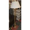 Image 1 : BRASS FLOOR LAMP 61" TALL, HAS 3 LIGHT SELECTIONS