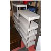 Image 1 : LOT OF 2 ASSORTED PLASTIC SHELVING UNITS