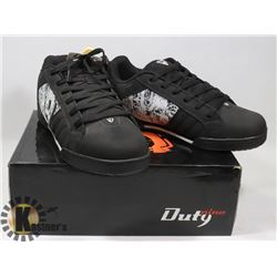 DUTY MENS SZ 9 BLACK/GREY SHOES