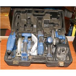 DELTA SHOPMASTER CORDLESS TOOL KIT.