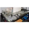 Image 1 : LARGE LOT OF CRYSTAL AND CUT GLASS