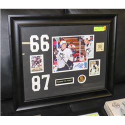 MARIO LEMIEUX SIGNED PIC WITH A REICHPM HOLO